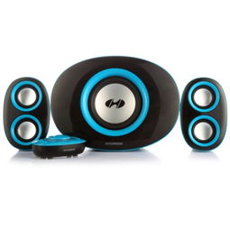 現(xiàn)代HYUNDAI F-320A 迷你多媒體音箱 藍(lán)色魅力，線控便捷，打造桌面影音新體驗(yàn)